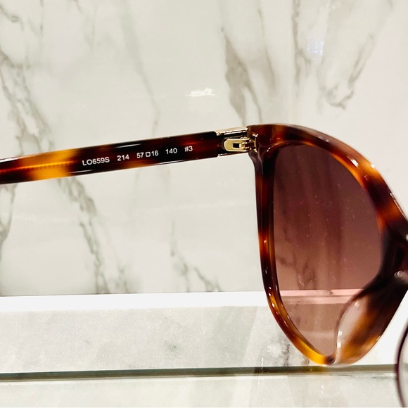 Long Champ Le Pliage Gradient Cat-eye Sunglasses BNWT - Picture 8 of 10